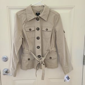 Mossimo Trench Coat Women's Large NWT